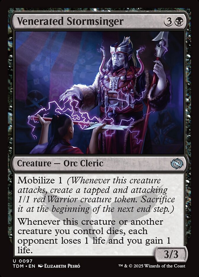 Canta-tempestade Venerado / Venerated Stormsinger - Magic: The Gathering - MoxLand