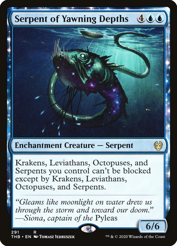 Serpente das Profundezas Abissais / Serpent of Yawning Depths - Magic: The Gathering - MoxLand