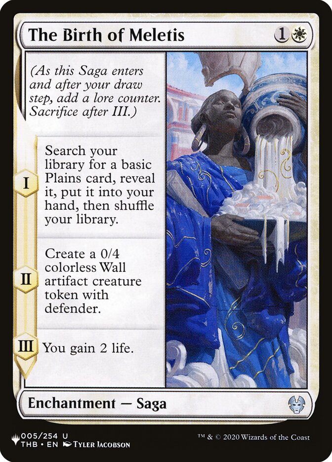O Nascimento de Meletis / The Birth of Meletis - Magic: The Gathering - MoxLand
