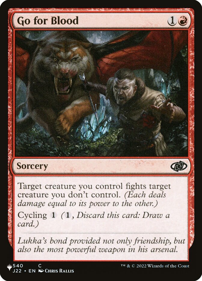 Dar o Sangue / Go for Blood - Magic: The Gathering - MoxLand