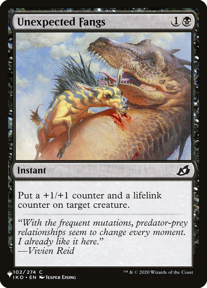 Presas Inesperadas / Unexpected Fangs - Magic: The Gathering - MoxLand