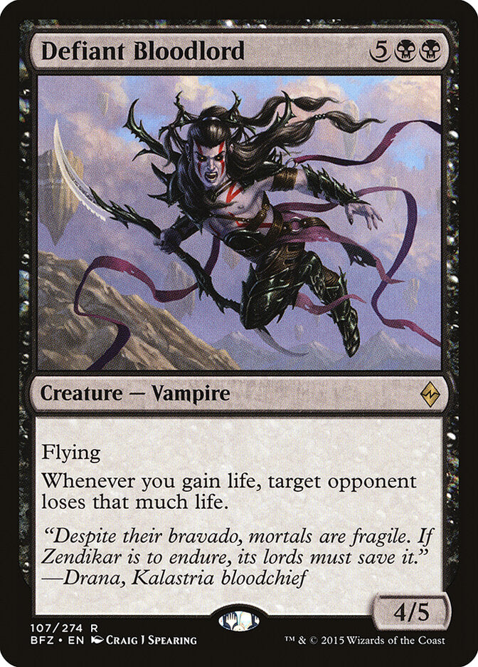 Senhor Vampiro Audaz / Defiant Bloodlord - Magic: The Gathering - MoxLand