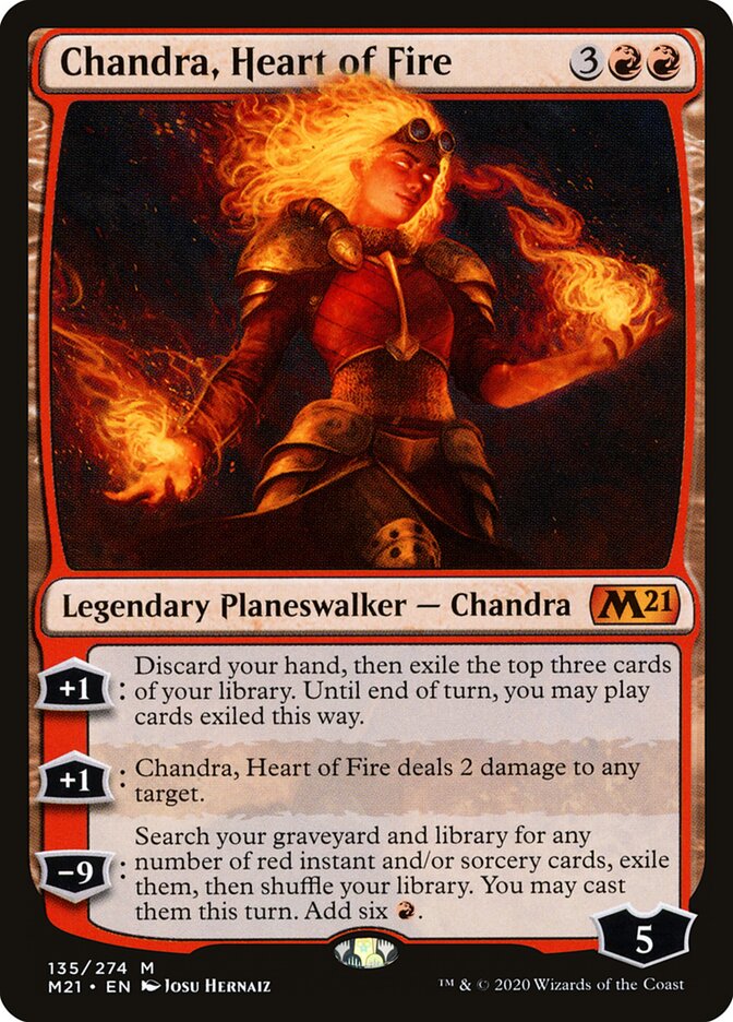 Chandra, Coração de Fogo / Chandra, Heart of Fire - Magic: The Gathering - MoxLand