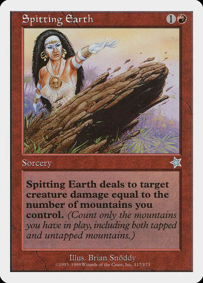 Golfada de Terra / Spitting Earth - Magic: The Gathering - MoxLand