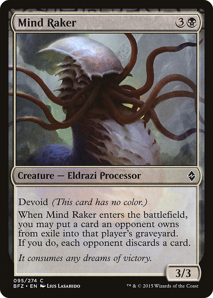Purgador de Mentes / Mind Raker - Magic: The Gathering - MoxLand