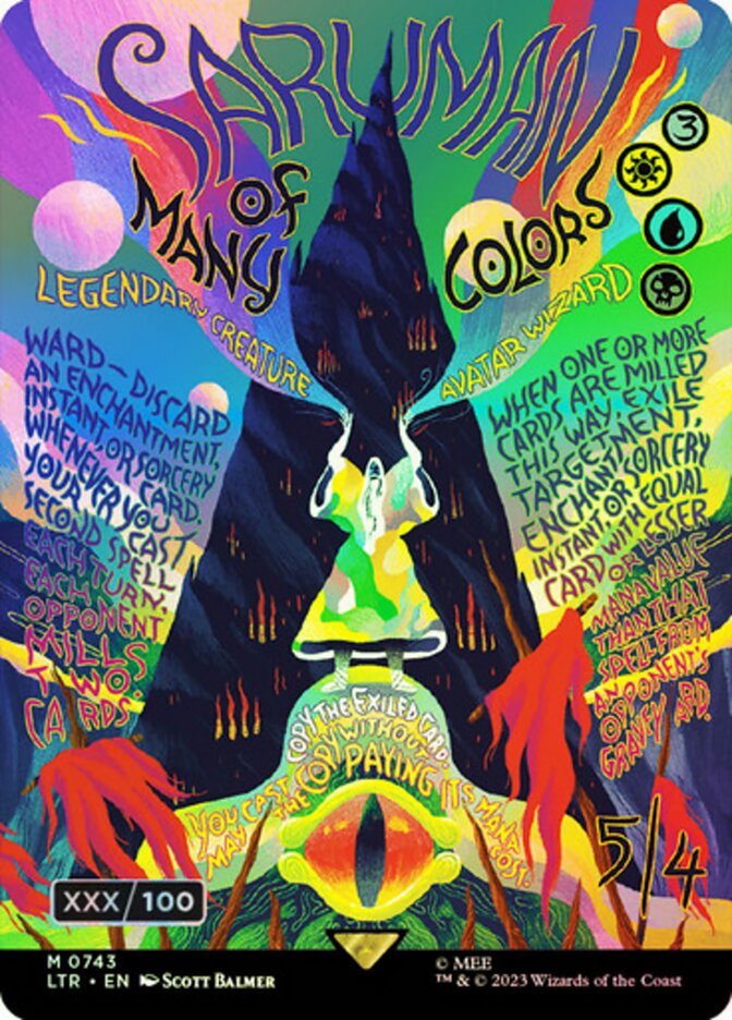 Saruman das Muitas Cores / Saruman of Many Colors - Magic: The Gathering - MoxLand