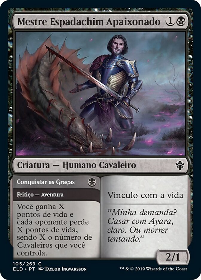 Mestre Espadachim Apaixonado / Smitten Swordmaster - Magic: The Gathering - MoxLand