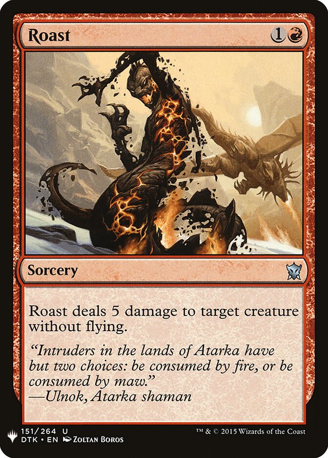 Calcinar / Roast - Magic: The Gathering - MoxLand