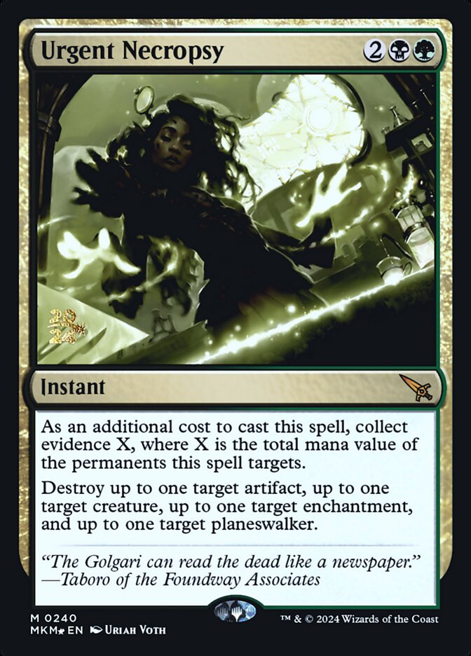 Necropsia Urgente / Urgent Necropsy - Magic: The Gathering - MoxLand