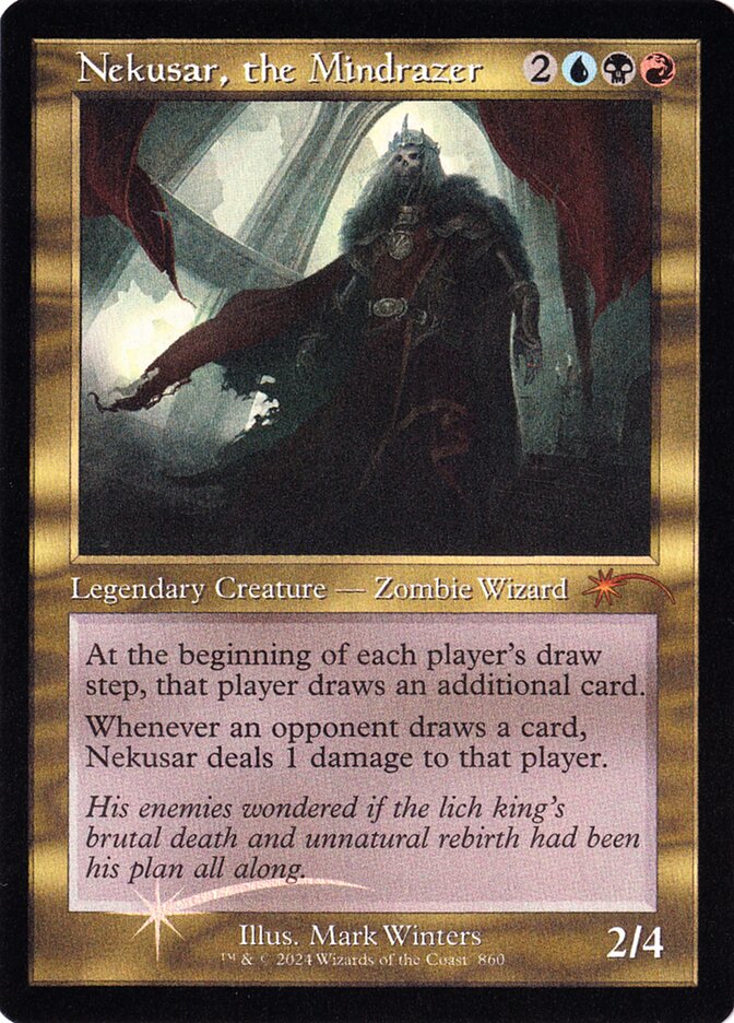 Nekusar, o Arrasador de Mentes / Nekusar, the Mindrazer - Magic: The Gathering - MoxLand