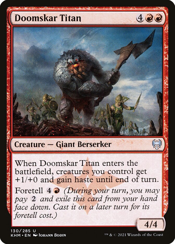 Titã do Doomskar / Doomskar Titan - Magic: The Gathering - MoxLand
