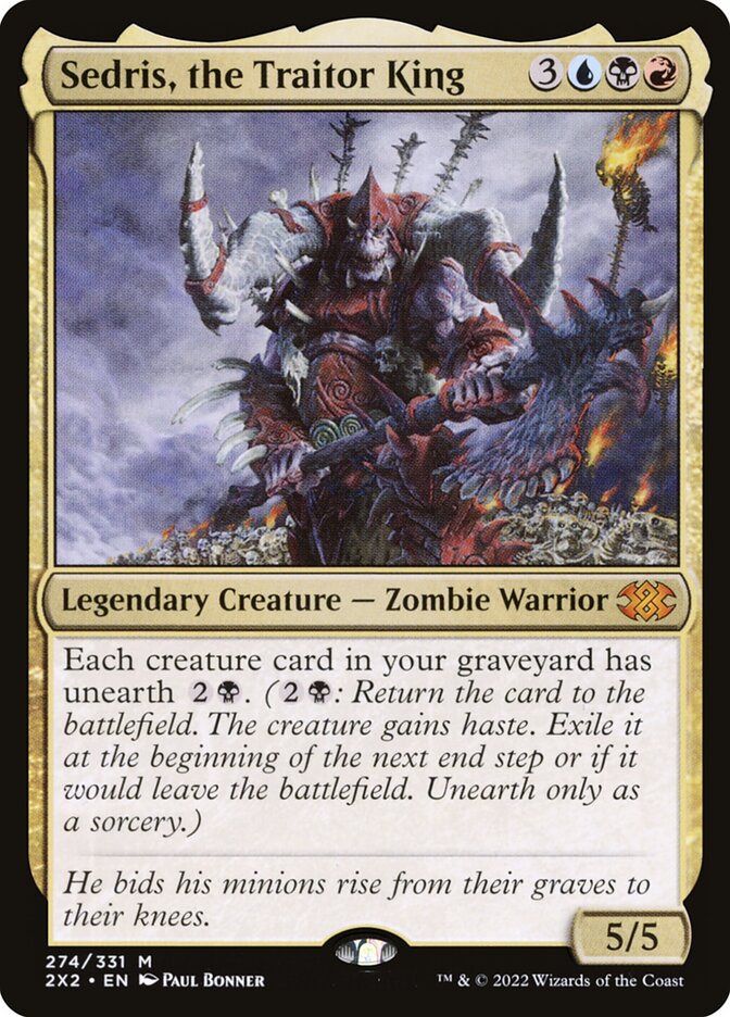 Sedris, o Rei Traidor / Sedris, the Traitor King - Magic: The Gathering - MoxLand