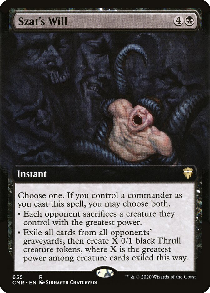 Vontade de Szat / Szat's Will - Magic: The Gathering - MoxLand