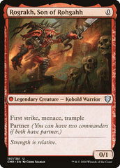 Rograkh, Filho de Rohgahh / Rograkh, Son of Rohgahh - Magic: The Gathering - MoxLand