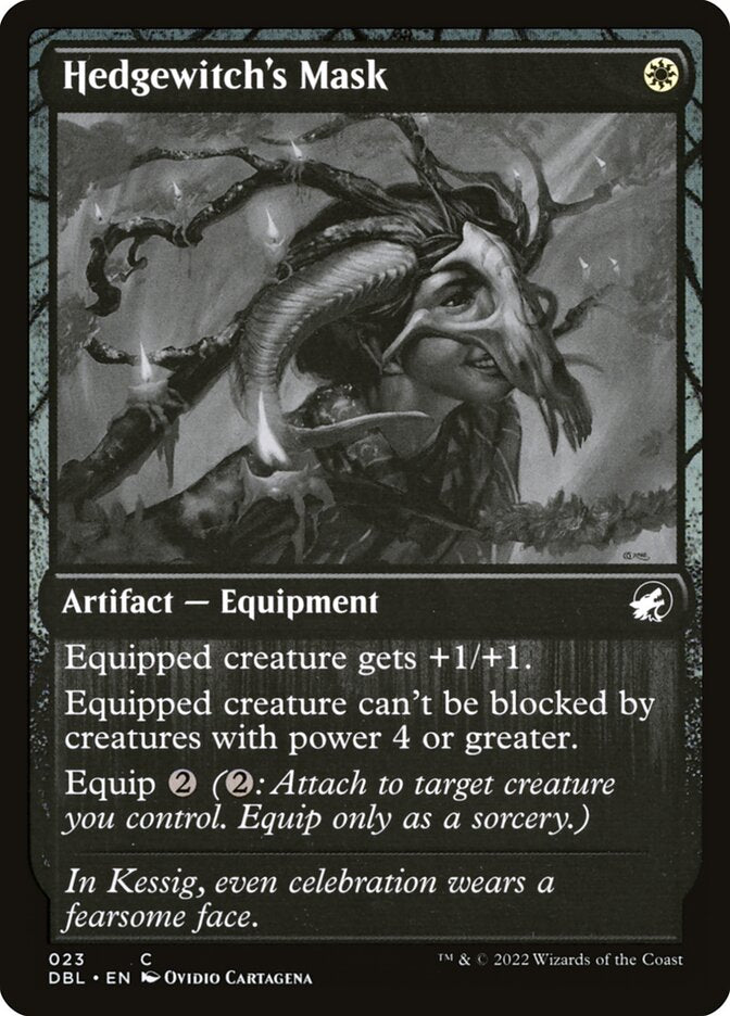 Máscara da Bruxa da Sebe / Hedgewitch's Mask - Magic: The Gathering - MoxLand