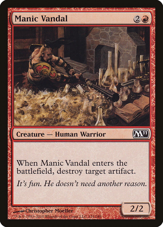 Vândalo Maníaco / Manic Vandal - Magic: The Gathering - MoxLand