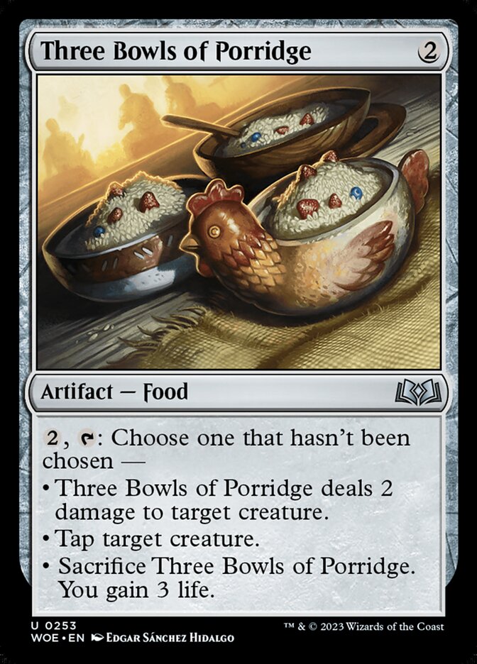 Três Tigelas de Mingau / Three Bowls of Porridge - Magic: The Gathering - MoxLand