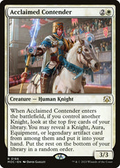 Competidora Aclamada / Acclaimed Contender - Magic: The Gathering - MoxLand