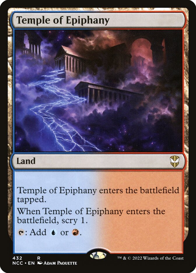 Templo da Epifania / Temple of Epiphany - Magic: The Gathering - MoxLand
