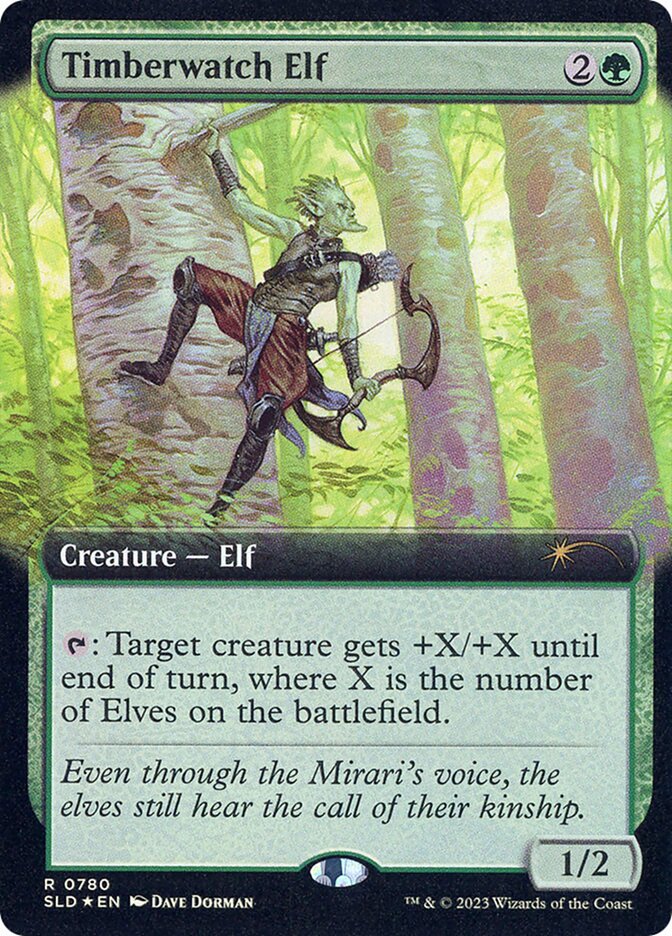 Elfo Vigia dos Pinheiros / Timberwatch Elf - Magic: The Gathering - MoxLand