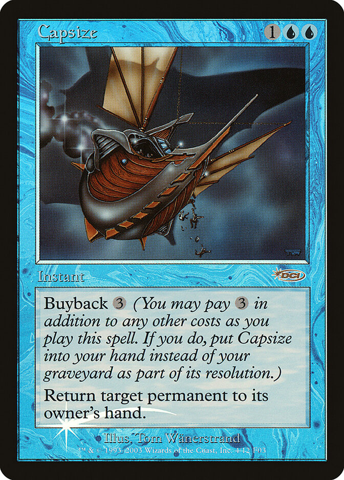 Soçobrar / Capsize - Magic: The Gathering - MoxLand