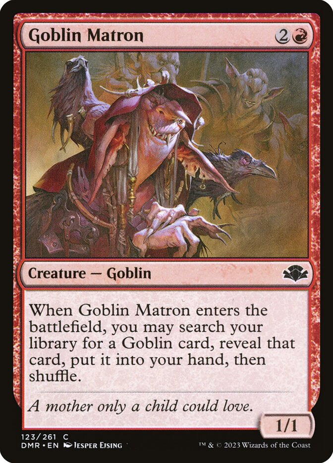Matrona Goblin / Goblin Matron - Magic: The Gathering - MoxLand