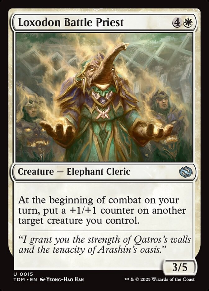 Sacerdotisa de Batalha Loxodonte / Loxodon Battle Priest - Magic: The Gathering - MoxLand