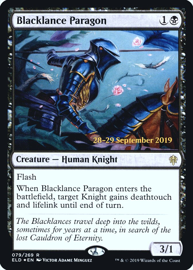 Paradigma Lançanegra / Blacklance Paragon - Magic: The Gathering - MoxLand
