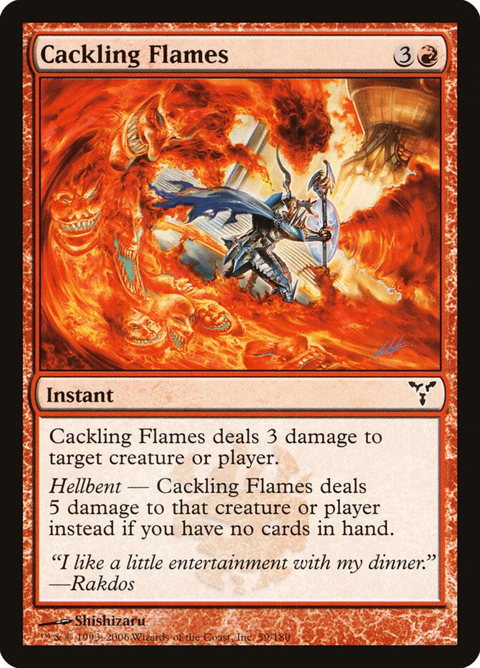 Chamas Gargalhantes / Cackling Flames - Magic: The Gathering - MoxLand