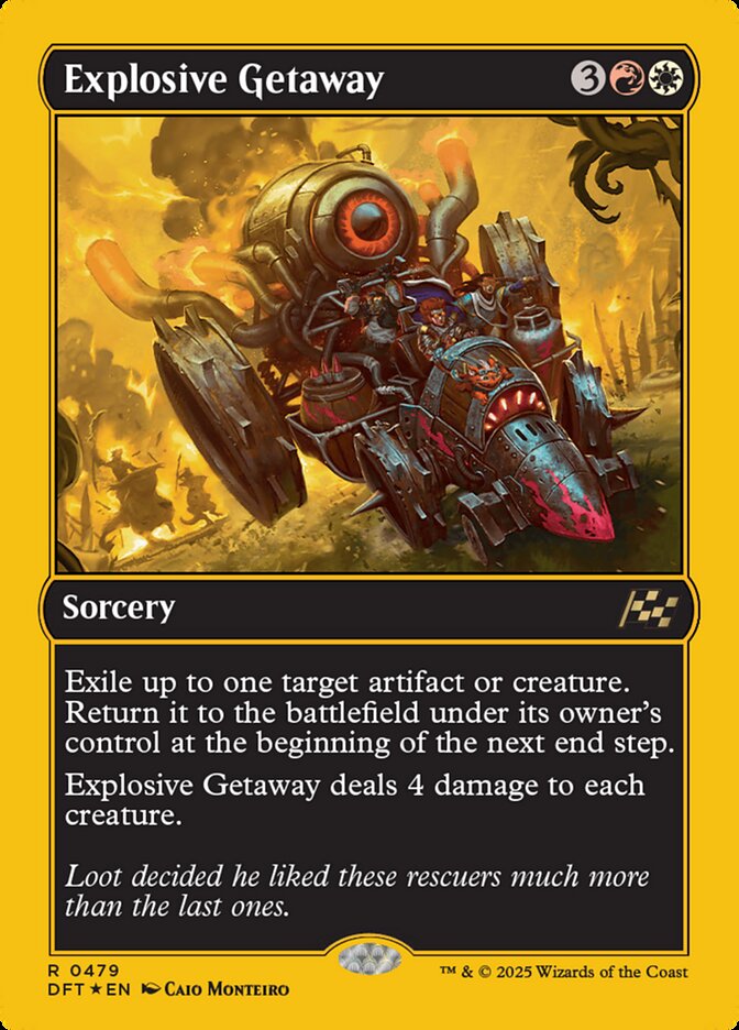 Fuga Explosiva / Explosive Getaway - Magic: The Gathering - MoxLand