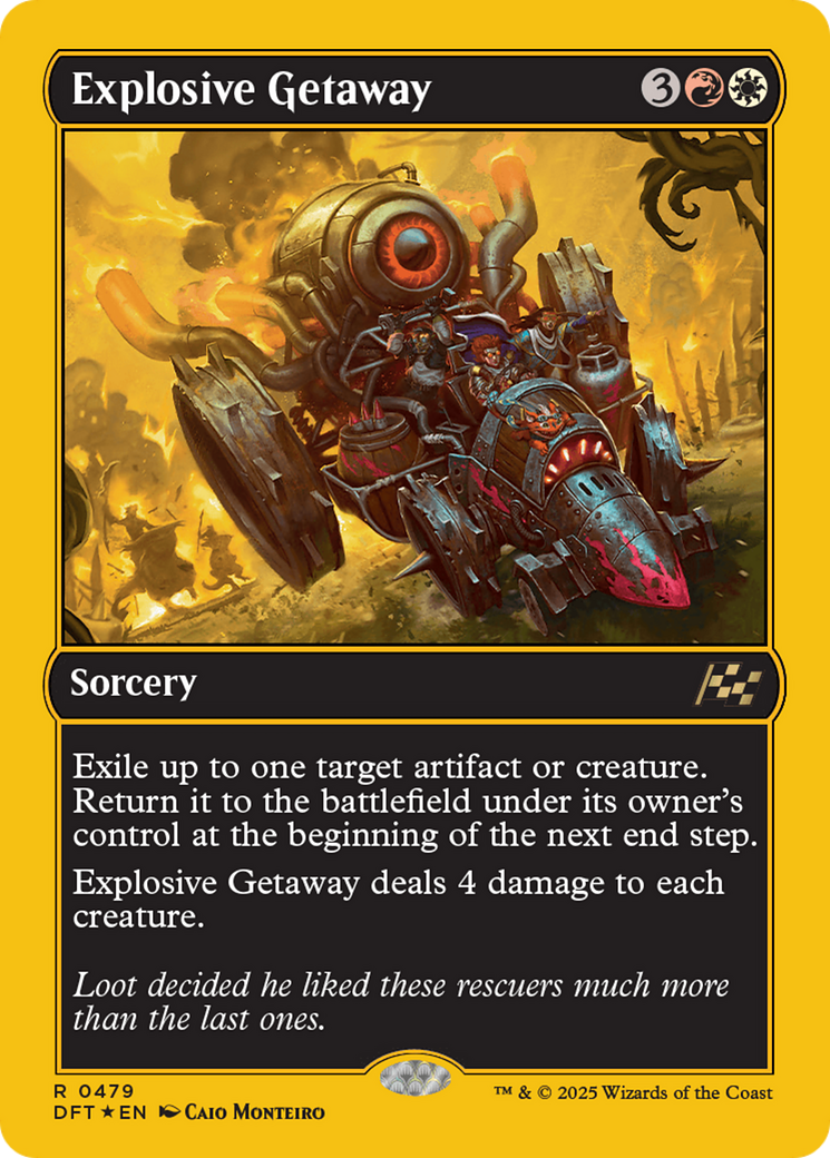 Fuga Explosiva / Explosive Getaway - Magic: The Gathering - MoxLand