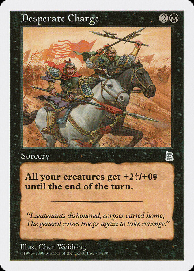 Desperate Charge - Magic: The Gathering - MoxLand