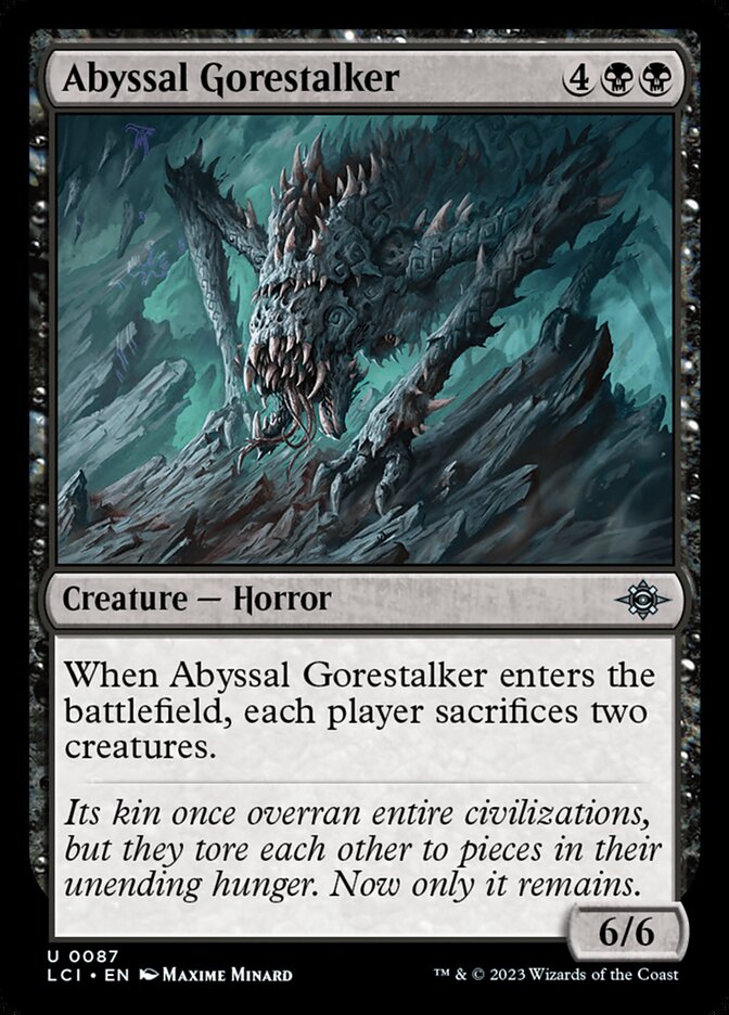 Seguessangue Abissal / Abyssal Gorestalker - Magic: The Gathering - MoxLand