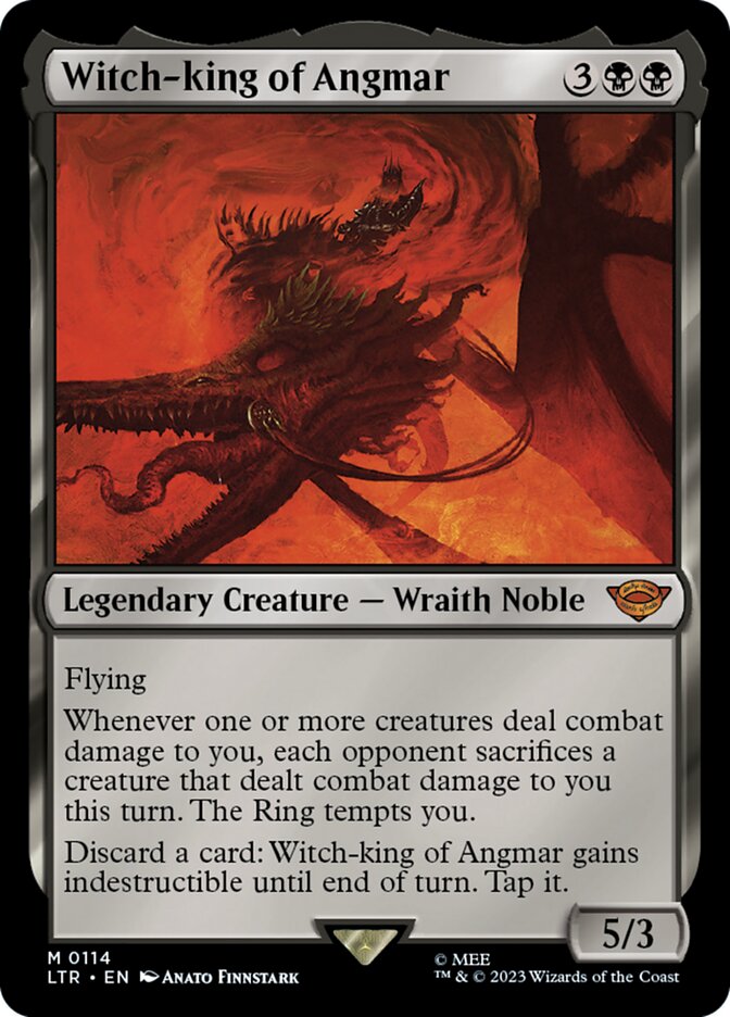 Rei-bruxo de Angmar / Witch-king of Angmar - Magic: The Gathering - MoxLand