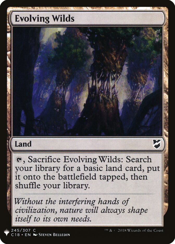 Terras em Desenvolvimento / Evolving Wilds - Magic: The Gathering - MoxLand