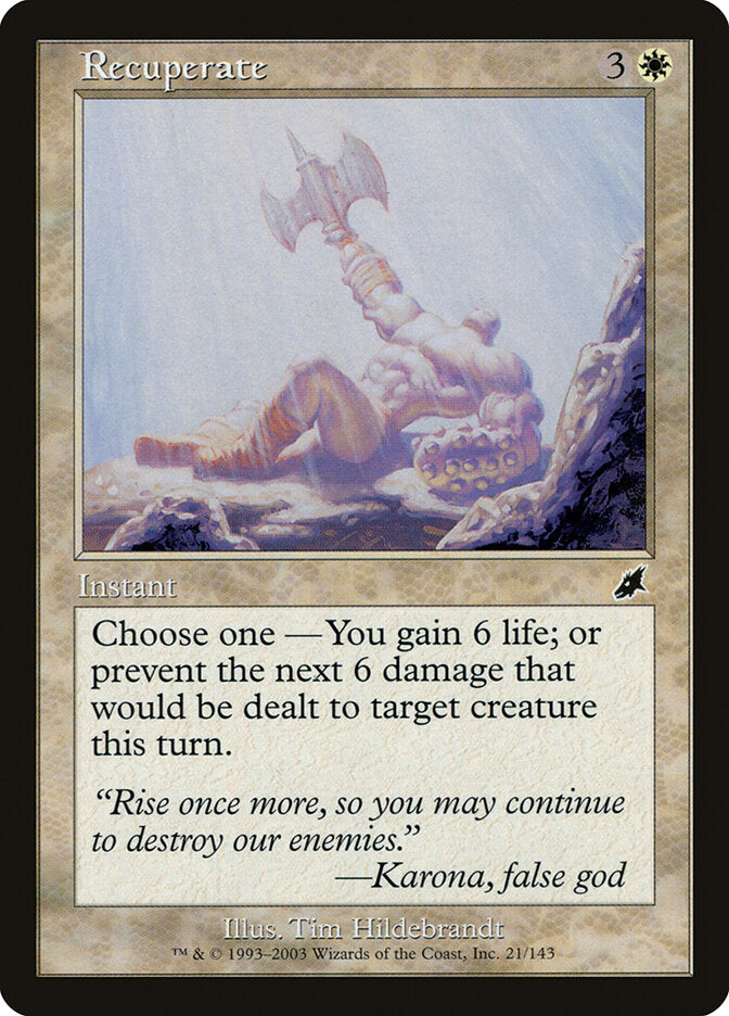 Recuperar-se / Recuperate - Magic: The Gathering - MoxLand