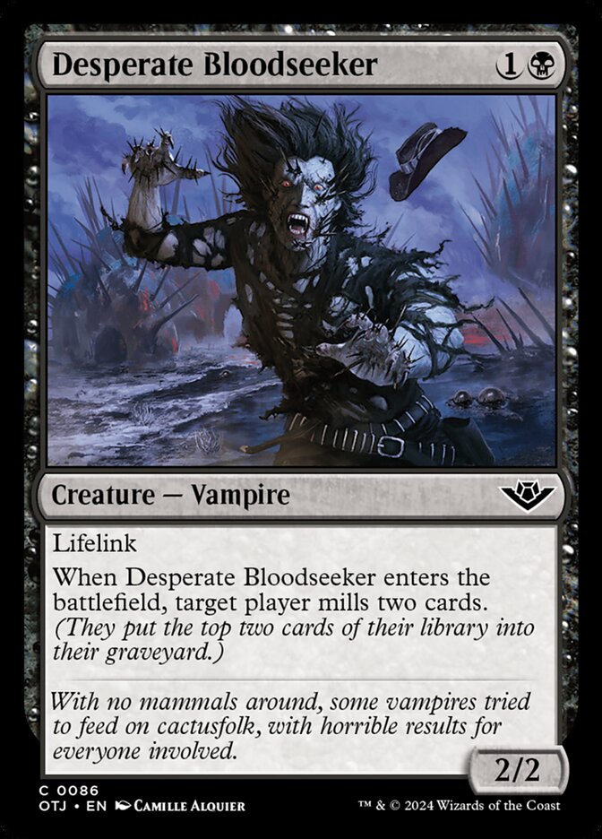 Caçador de Sangue Desesperado / Desperate Bloodseeker - Magic: The Gathering - MoxLand
