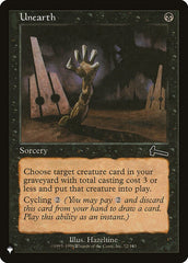 Desenterrar / Unearth - Magic: The Gathering - MoxLand
