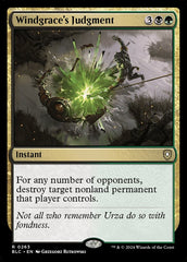 Julgamento de Windgrace / Windgrace's Judgment - Magic: The Gathering - MoxLand