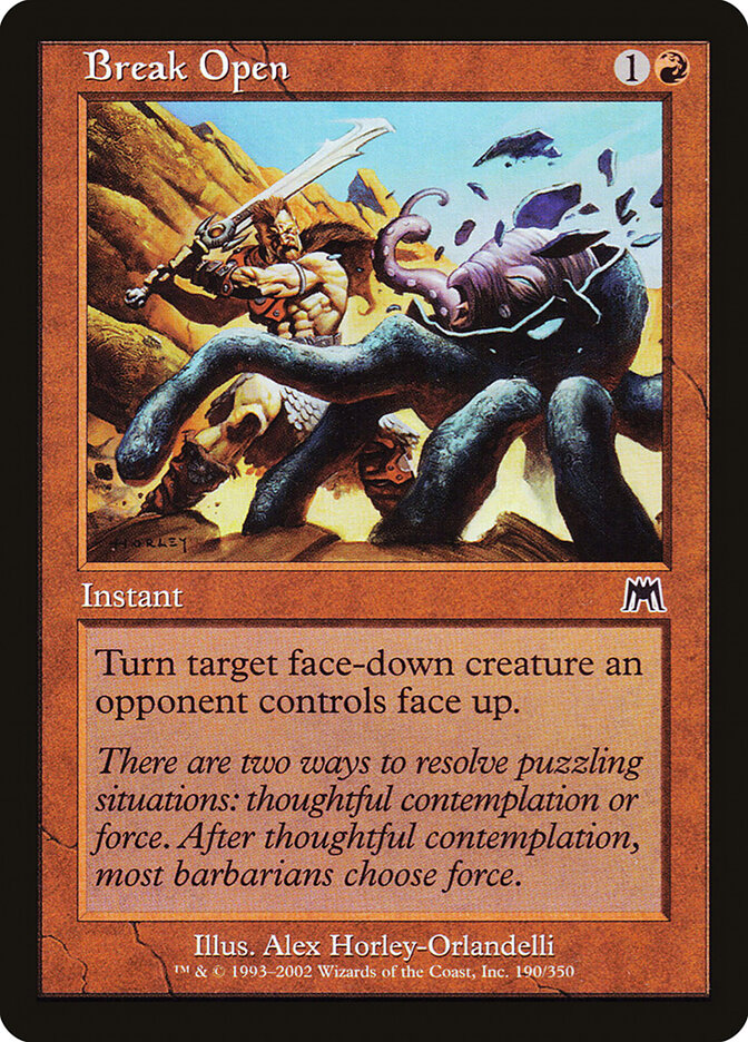 Arrebentar / Break Open - Magic: The Gathering - MoxLand