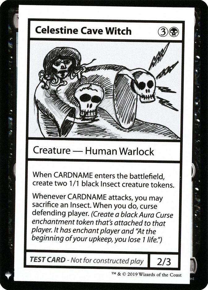 Celestine Cave Witch - Magic: The Gathering - MoxLand