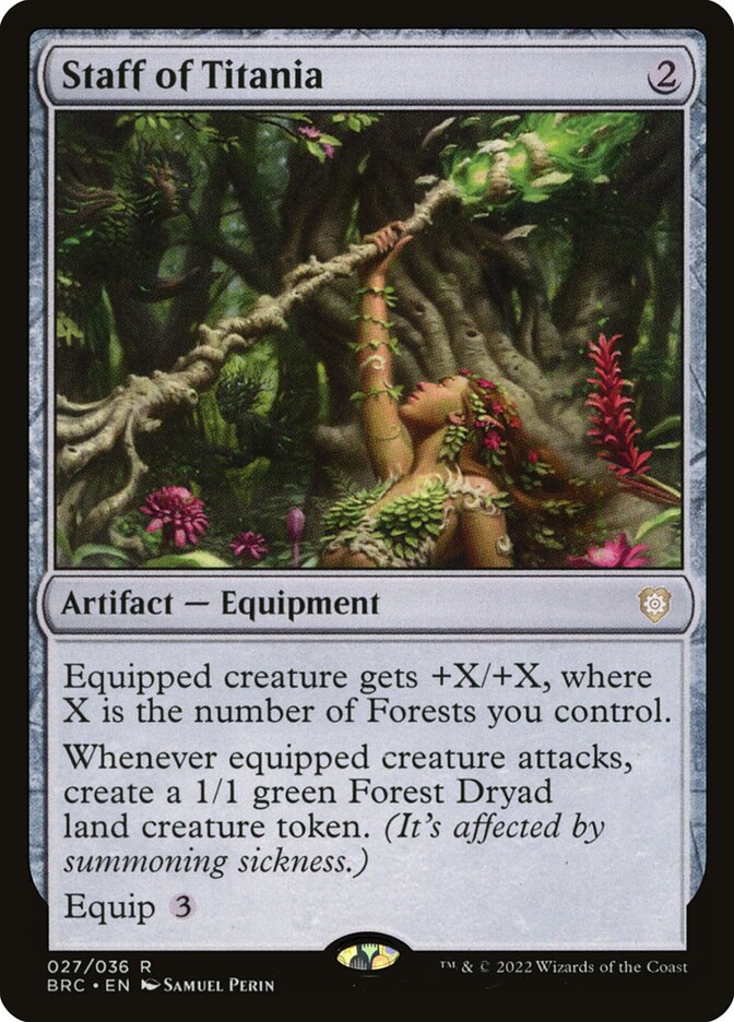 Cajado de Titânia / Staff of Titania - Magic: The Gathering - MoxLand