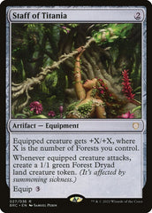 Cajado de Titânia / Staff of Titania - Magic: The Gathering - MoxLand
