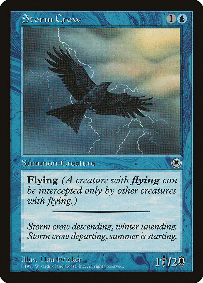 Corvo da Tempestade / Storm Crow - Magic: The Gathering - MoxLand