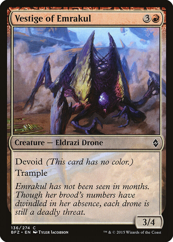 Vestígio de Emrakul / Vestige of Emrakul - Magic: The Gathering - MoxLand