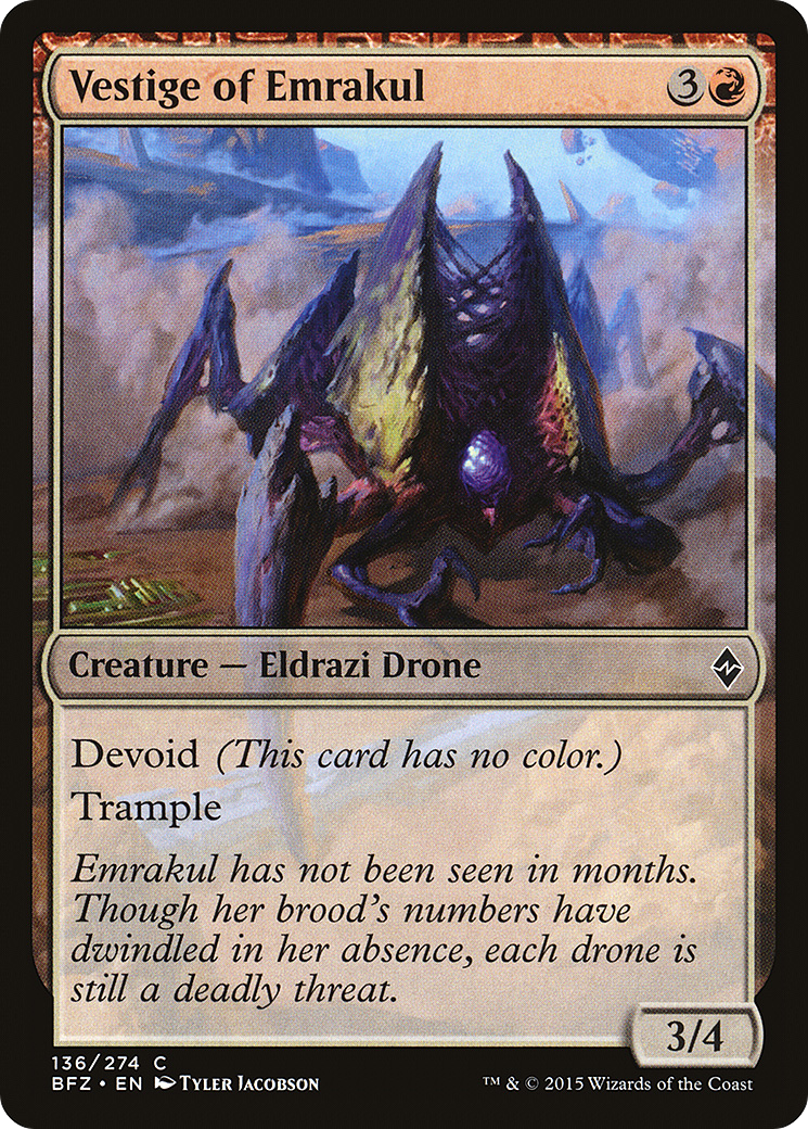 Vestígio de Emrakul / Vestige of Emrakul - Magic: The Gathering - MoxLand