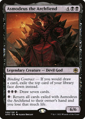 Asmodeus, o Arquidemônio / Asmodeus the Archfiend - Magic: The Gathering - MoxLand