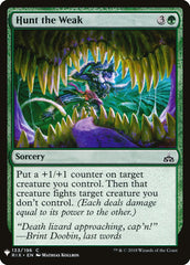 Caçar os Fracos / Hunt the Weak - Magic: The Gathering - MoxLand