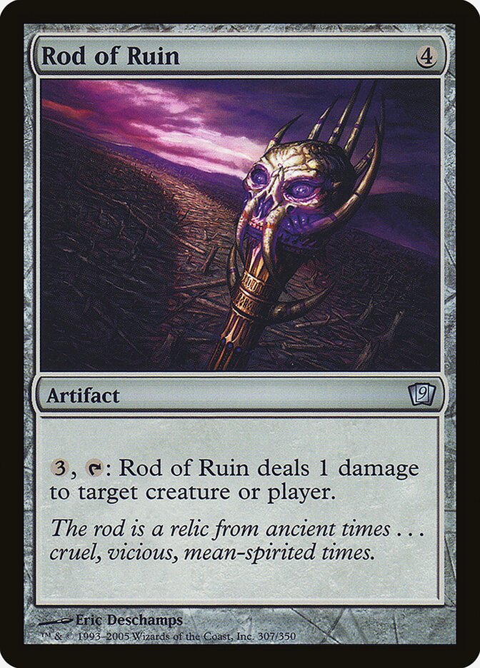 Bastão da Ruína / Rod of Ruin - Magic: The Gathering - MoxLand