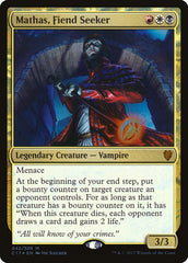 Mathas, Buscador de Demônios / Mathas, Fiend Seeker - Magic: The Gathering - MoxLand